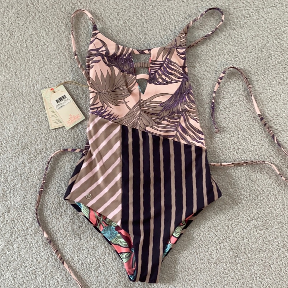 Maaji reversible one piece corset bikini